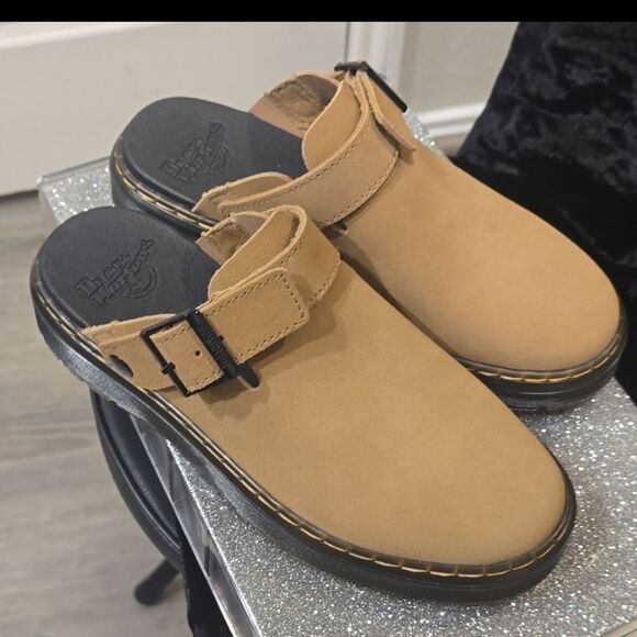 Dr. Martens Carlson Suede Casual Slingback Mules - Picture 12 of 13